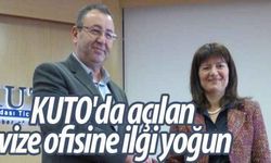 KUTO'da açılan vize ofisine ilgi yoğun