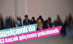 Güzelçamlı’da 43 kaçak göçmen yakalandı