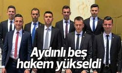 Aydınlı beş hakem yükseldi