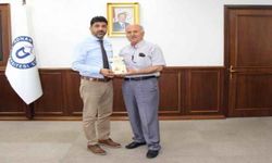 Yazar Bayraktaroğlu’ndan Rektör Aldemir’e ziyaret