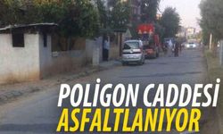 Poligon Caddesi asfaltlanıyor
