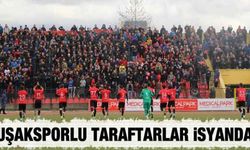 Uşaksporlu taraftarlar isyanda