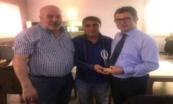Aydınlı antrenöre plaketli uğurlama