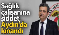 Sağlık çalışanına şiddet, Aydın'da kınandı