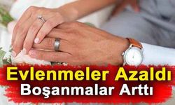 Evlenmeler Azaldı Boşanmalar Arttı