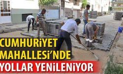 Cumhuriyet Mahallesi’nde yollar yenileniyor