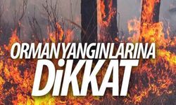 Orman yangınlarına dikkat