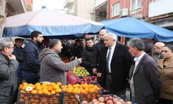 Atay’dan pazarcı esnafına ziyaret