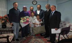 İl Müdürü Çandıroğlu, öğrencinin misafiri oldu