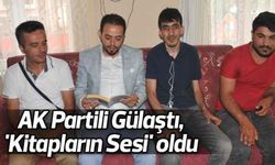 AK Partili Gülaştı, 'Kitapların Sesi' oldu