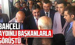 Bahçeli, Aydınlı başkanlarla görüştü