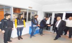 Kaymakam Soley, yeni yılı nöbetçi personelle karşıladı