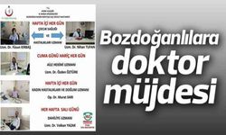 Bozdoğanlılara doktor müjdesi