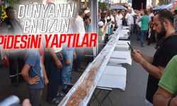 Dünyanın en uzun pidesini yaptılar