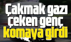 Çakmak gazı çeken genç komaya girdi