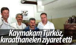 Kaymakam Türköz, kıraathaneleri ziyaret etti