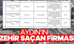 Aydın'ın zehir saçan firması