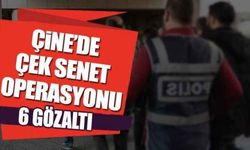 Çek-Senet operasyonu; 6 gözaltı