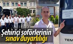 Şehiriçi şoförlerinin sınav duyarlılığı