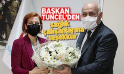 Başkan Tuncel'den sağlık çalışanlarına teşekkür
