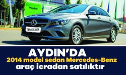 2014 model sedan Mercedes-Benz araç icradan satılıktır