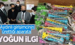 Aydınlı girişimcinin ürettiği aparata yoğun ilgi