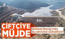 Gökbel Barajı’nda su seviyesi yükseliyor