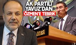 AK Partili Yavuz’dan Özmen’e tebrik