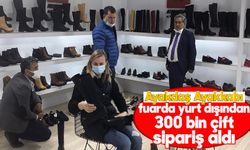 Ayakdaş Ayakkabı, fuarda yurt dışından 300 bin çift sipariş aldı