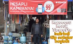 Karacasu Koruk Ticaret'te indirimli tüp satışları başladı