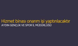 Hizmet binası onarım işi yaptırılacaktır