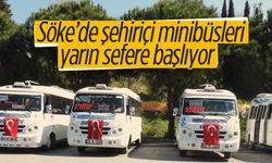 Söke'de şehiriçi minibüsleri yarın sefere başlıyor