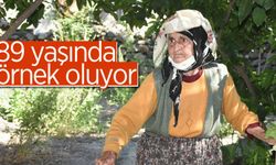 89 yaşında örnek oluyor
