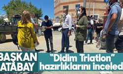 Başkan Atabay “Didim Triatlon” hazırlıklarını inceledi