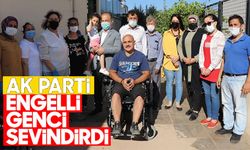 AK Parti, engelli genci sevindirdi