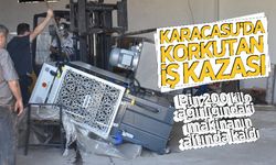 Karacasu'da korkutan iş kazası