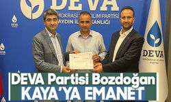 DEVA Partisi Bozdoğan, Kaya’ya emanet