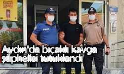 Aydın'da bıçaklı kavga şüphelisi tutuklandı