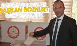 Aydın Barosu’nda Başkan Bozkurt güven tazeledi