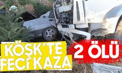 Köşk'te feci kaza; 2 ölü
