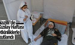 Nazilli'de Kızılay Haftası, etkinliklerle kutlandı