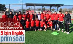 İncirliova Belediyespor'a 5 bin liralık prim sözü