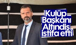 Kulüp Başkanı Altındiş, istifa etti