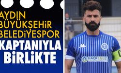Aydın Büyükşehir Belediyespor kaptanıyla birlikte