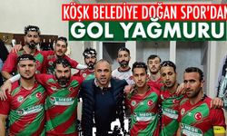 Köşk Belediye Doğan Spor'dan gol yağmuru