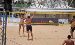 Aydın’da plaj voleybolu rüzgarı