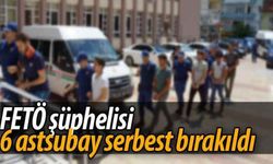 FETÖ şüphelisi 6 astsubay serbest bırakıldı