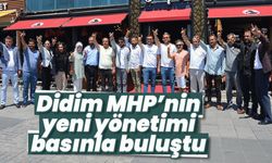 Didim MHP’nin yeni yönetimi basınla buluştu