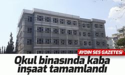 Okul binasında kaba inşaat tamamlandı