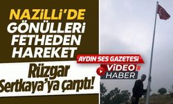 Rüzgar Sertkaya'ya çarptı!